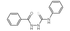 2-苯甲酰基-N-苯基肼-1-碳硫酰胺结构式