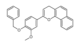 4'-benzyloxy-3'-methoxy-7,8-benzoflavone结构式
