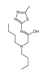 2-(dibutylamino)-N-(5-methyl-1,3,4-thiadiazol-2-yl)acetamide Structure