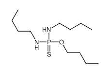 N-[butoxy(butylamino)phosphinothioyl]butan-1-amine Structure