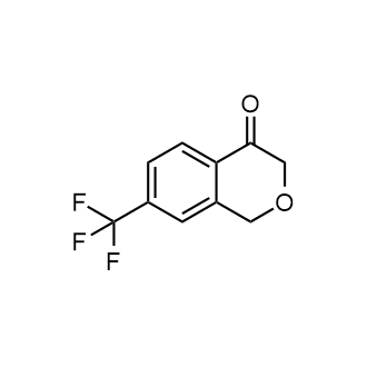 7-(三氟甲基)异色满-4-酮结构式