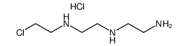 1-chloro-3,6,9-triazanonane trihydrochloride Structure