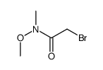 2-BROMO-N-METHOXY-N-METHYL ACETAMIDE Structure