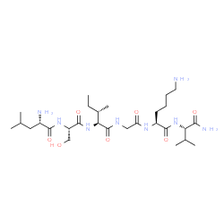 PAR-2 (1-6) amide (human) (scrambled) trifluoroacetate salt结构式
