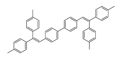 1-[2,2-bis(4-methylphenyl)ethenyl]-4-[4-[2,2-bis(4-methylphenyl)ethenyl]phenyl]benzene Structure