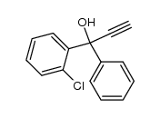 (-)-1-phenyl-1-(o-chlorophenyl)-2-propyn-1-ol Structure