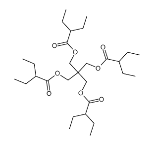 pentaerythritol tetra-2-ethylbutanoate Structure