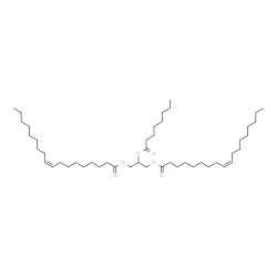 1,3-Dioleoyl-2-Octanoyl Glycerol Structure