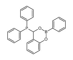 diphenyl-(2-phenyl-4H-1,3,2-benzodioxaborinin-4-yl)phosphane结构式