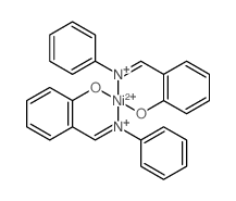 Nickel,bis[2-[(phenylimino-kN)methyl]phenolato-kO]- (9CI)结构式