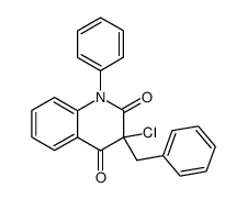 3-benzyl-3-chloro-1-phenylquinoline-2,4(1H,3H)-dione结构式