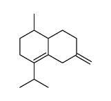 1,2,3,5,6,7,8,8a-octahydro-1-methyl-6-methylene-4-(1-methylethyl)naphthalene结构式