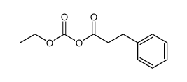 Aethoxykohlensaeure-dihydrozimtsaeure-anhydrid Structure