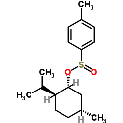 (1R,2S,5R)-(-)-薄荷基(S)-对甲苯亚磺酸酯结构式