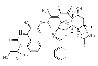 多西他赛羟基-叔丁基-氨基甲酸酯结构式