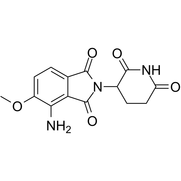 Pomalidomide-5-O-CH3结构式