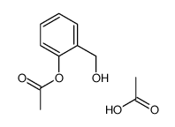 acetic acid,[2-(hydroxymethyl)phenyl] acetate Structure