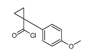 1-(4-甲氧基苯基)环丙烷羰酰氯结构式