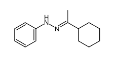 cyclohexyl methyl ketone phenylhydrazone Structure