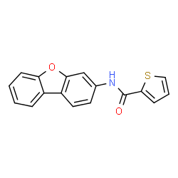 N-(dibenzo[b,d]furan-3-yl)thiophene-2-carboxamide结构式