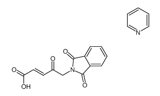 pyridine salt of 4-oxo-5-phthalimido-2-pentenoic acid Structure