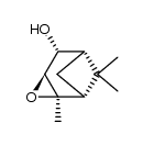 (1R,2R,4S,5R,6S)-2,7,7-trimethyl-3-oxatricyclo[4.1.1.04.2]octan-5-ol结构式