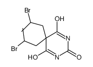 5,5-bis(2-bromopropyl)-1,3-diazinane-2,4,6-trione Structure