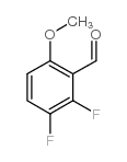 2,3-二氟-6-甲氧基苯甲醛结构式