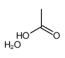 acetic acid,hydrate Structure