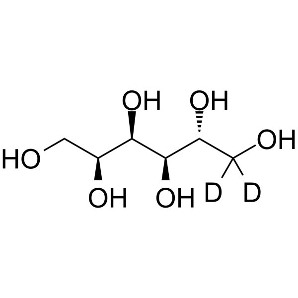 山梨醇 d2-2结构式