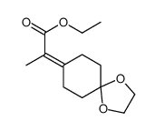 ethyl 2-(1,4-dioxaspiro[4.5]decan-8-ylidene)propanoate结构式