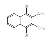 1,4-dibromo-2,3-dimethylnaphthalene Structure