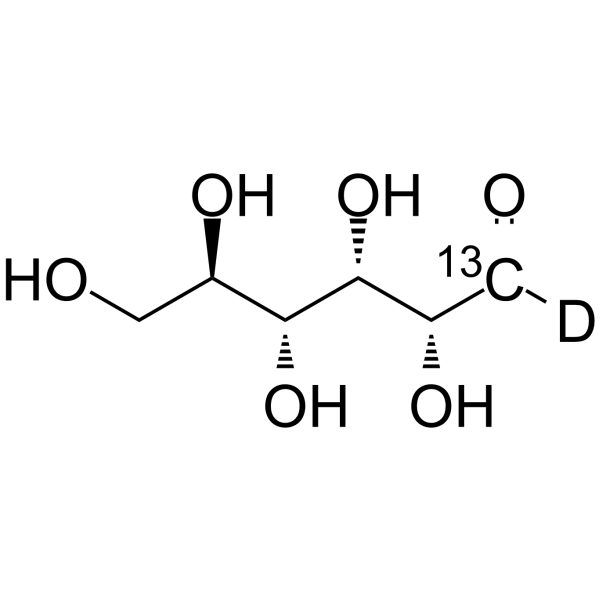 葡萄糖 13C,d结构式