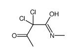 2,2-dichloro-N-methyl-3-oxobutanamide结构式
