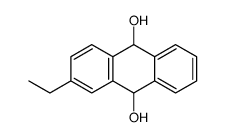 2-ethyl-9,10-dihydroanthracene-9,10-diol结构式
