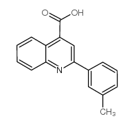 2-邻甲苯基喹啉-4-羧酸结构式