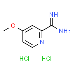4-甲氧基吡啶亚胺酰胺倍半盐酸盐结构式