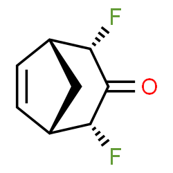 Bicyclo[3.2.1]oct-6-en-3-one, 2,4-difluoro-, (1R,2S,4R,5S)-rel- (9CI) Structure