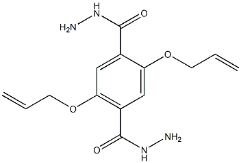 2,5-双(烯丙氧基)对苯二甲酰肼结构式