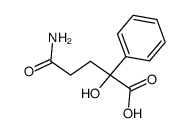4-Carbamoyl-2-hydroxy-2-phenyl-butyric acid Structure