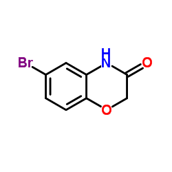 6-溴-2H-1,4-苯并恶嗪-3(4H)-酮结构式