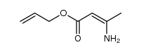 β-aminocrotonic acid allyl ester Structure