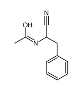 N-(1-cyano-2-phenylethyl)acetamide Structure