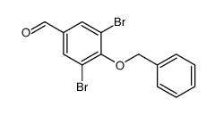 4-BENZYLOXY-3,5-DIBROMO-BENZALDEHYDE structure