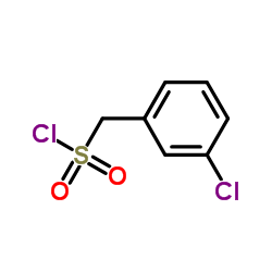 (3-CHLORO-PHENYL)-METHANESULFONYL CHLORIDE Structure