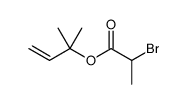 2-methylbut-3-en-2-yl 2-bromopropanoate结构式