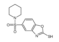 5-piperidin-1-ylsulfonyl-3H-1,3-benzoxazole-2-thione Structure