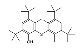 4,6-ditert-butyl-2-(3,5-ditert-butyl-2-hydroxy-6-methylphenyl)sulfanyl-3-methylphenol Structure
