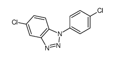 5-Chloro-1-(4-chlorophenyl)-1H-benzotriazole结构式