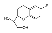 (1’R,2S)-2-(1’,2’-Dihydroxyethyl)-6-fluorochromane结构式